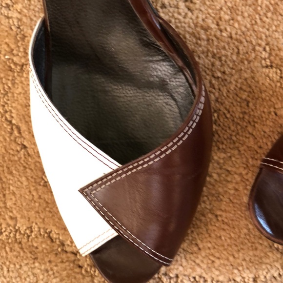 Anne Klein Peep toe sling back shoes - Picture 2 of 4